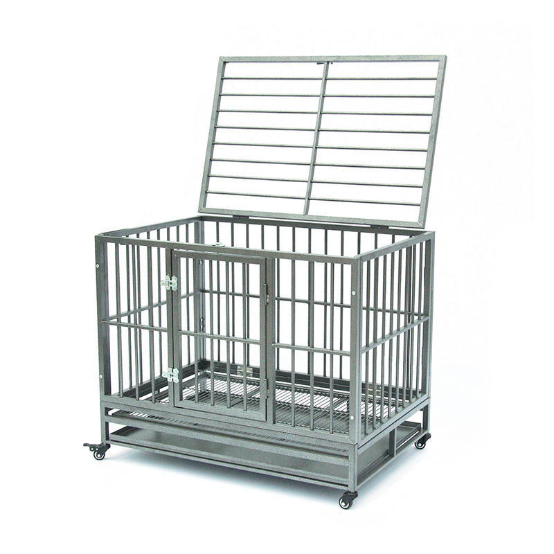 Otvorite gornju tešku cijev metal kavez za pse Otvorite gornju tešku cijev metal kavez za pse