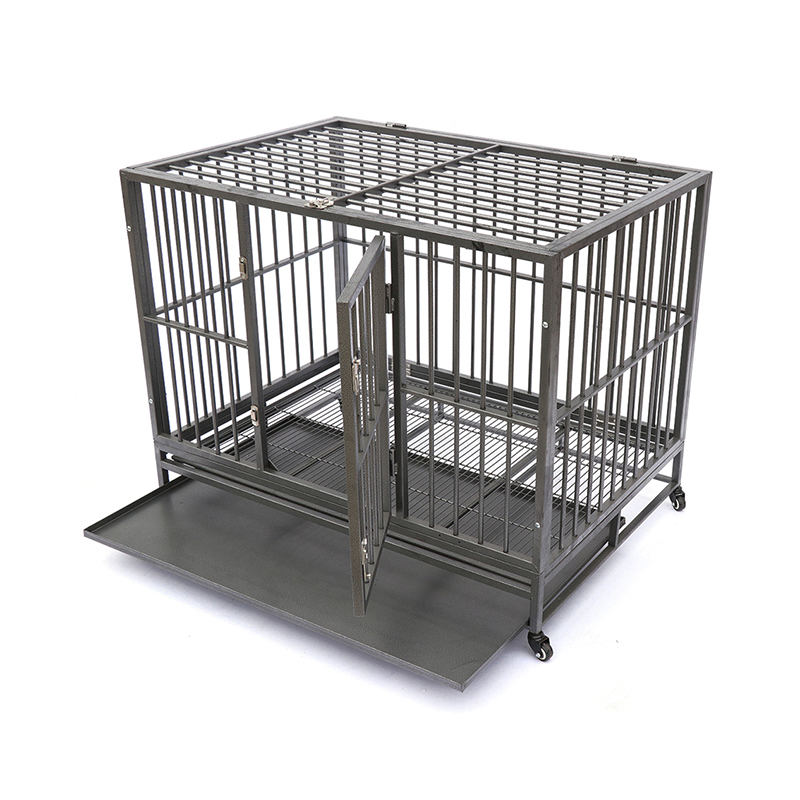 Otvorite gornju tešku cijev metal kavez za pse Otvorite gornju tešku cijev metal kavez za pse