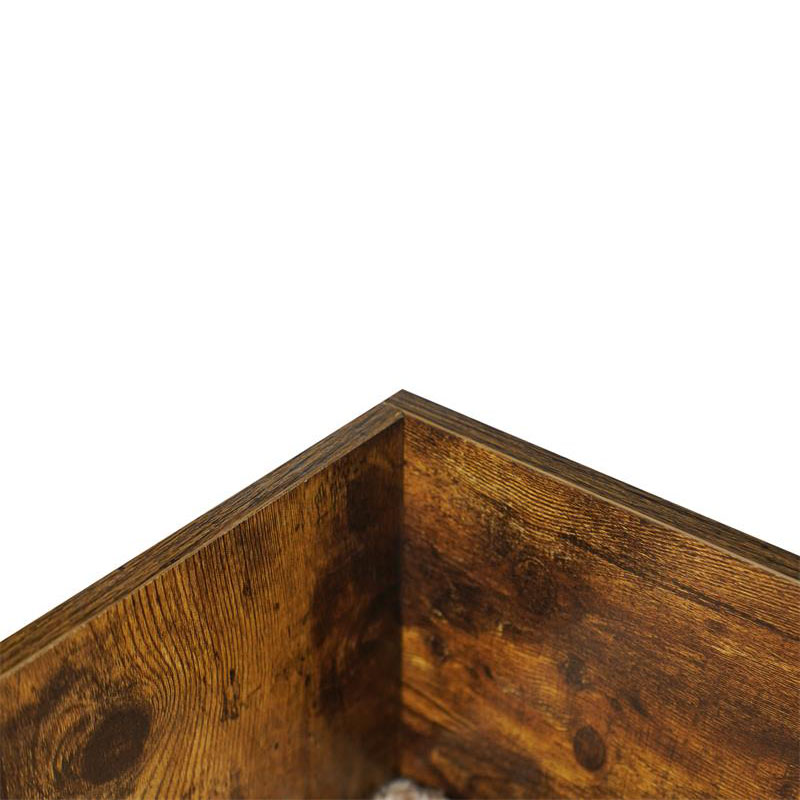 Moderni zatvoreni drveni uzdignuti krevet s okvirom s okvirom Moderni zatvoreni drveni uzdignuti krevet s okvirom s okvirom