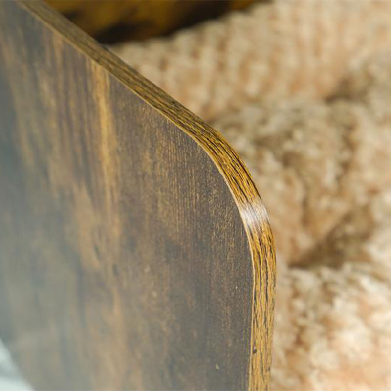 Moderni zatvoreni drveni uzdignuti krevet s okvirom s okvirom Moderni zatvoreni drveni uzdignuti krevet s okvirom s okvirom