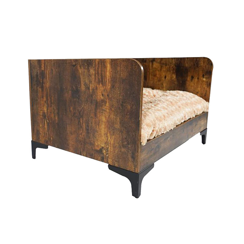 Moderni zatvoreni drveni uzdignuti krevet s okvirom s okvirom Moderni zatvoreni drveni uzdignuti krevet s okvirom s okvirom