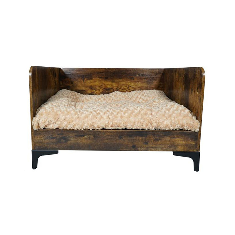 Moderni zatvoreni drveni uzdignuti krevet s okvirom s okvirom