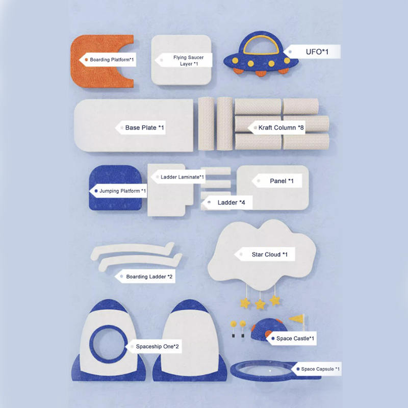 Plava svemirska kapsula penjačka okvir mačje stabla kula za igračku za igranje mačića Plava svemirska kapsula penjačka okvir mačje stabla kula za igračku za igranje mačića