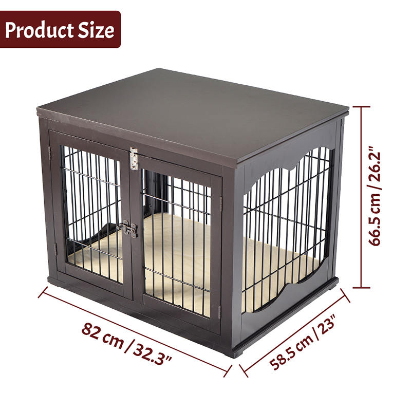 Zatvoreni veliki drveni namještaj u stilu psa kavez Zatvoreni veliki drveni namještaj u stilu psa kavez