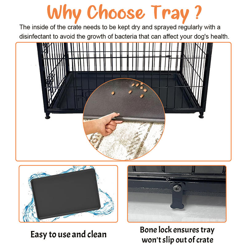 Veliki kavez za pse od drveta s uklonjivim ladicom Veliki kavez za pse od drveta s uklonjivim ladicom