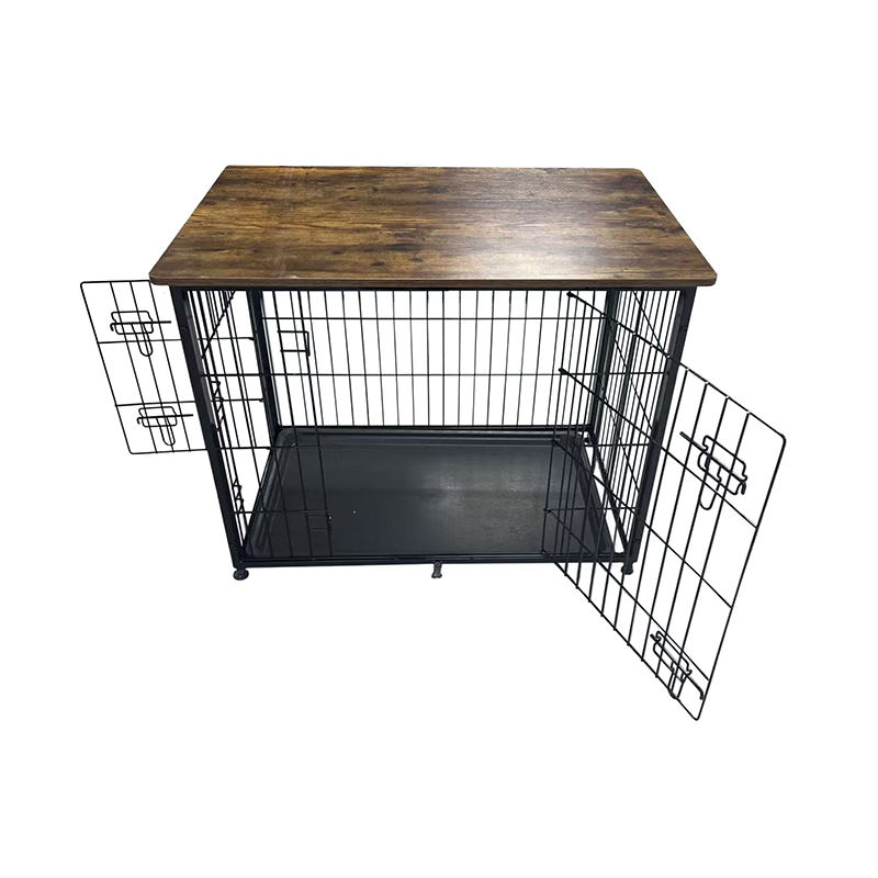 Veliki kavez za pse od drveta s uklonjivim ladicom Veliki kavez za pse od drveta s uklonjivim ladicom