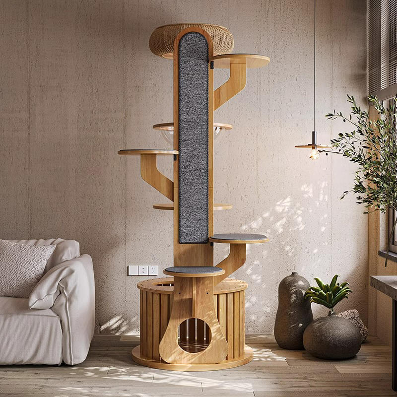 Kaktus oblik drveta penjački okvir Čvrsto stablo mačke s svemirskom kapsulom Kaktus oblik drveta penjački okvir Čvrsto stablo mačke s svemirskom kapsulom