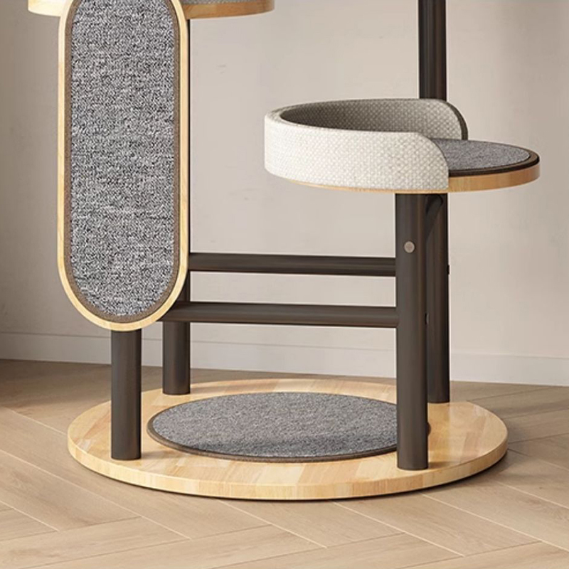 Okvir za penjanje od mačjeg stabla od drva i čelika Okvir za penjanje od mačjeg stabla od drva i čelika