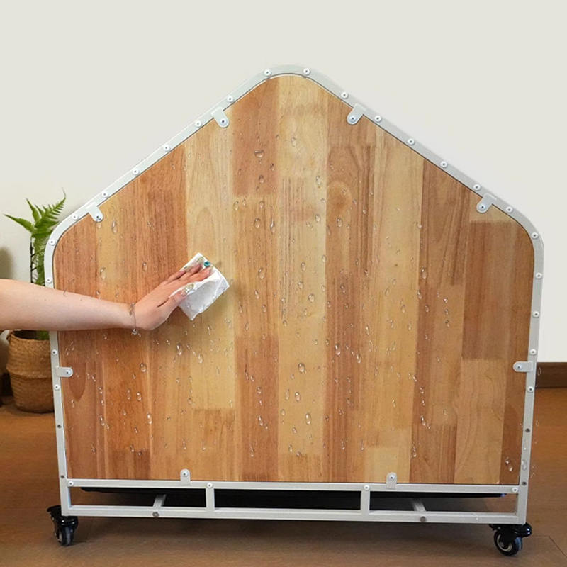 Veliki drveni čelični zatvoreni kavez za pse Veliki drveni čelični zatvoreni kavez za pse