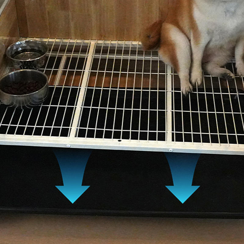 Veliki drveni čelični zatvoreni kavez za pse Veliki drveni čelični zatvoreni kavez za pse