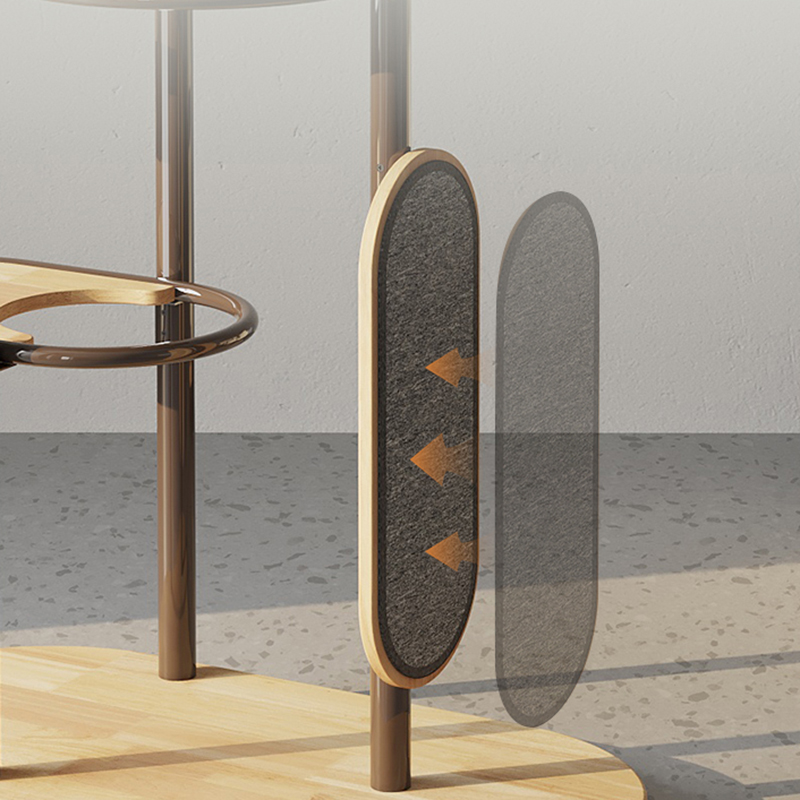 Pod do strop visoki zatvoreni gume drveta mačja stabla kula s košaricom za spavanje Pod do strop visoki zatvoreni gume drveta mačja stabla kula s košaricom za spavanje