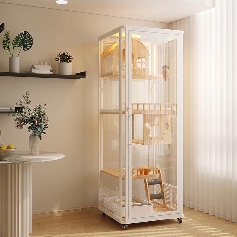 Zatvoreni panoramski toranj hotel drvena vila velika mačja kaveza ormarić Zatvoreni panoramski toranj hotel drvena vila velika mačja kaveza ormarić