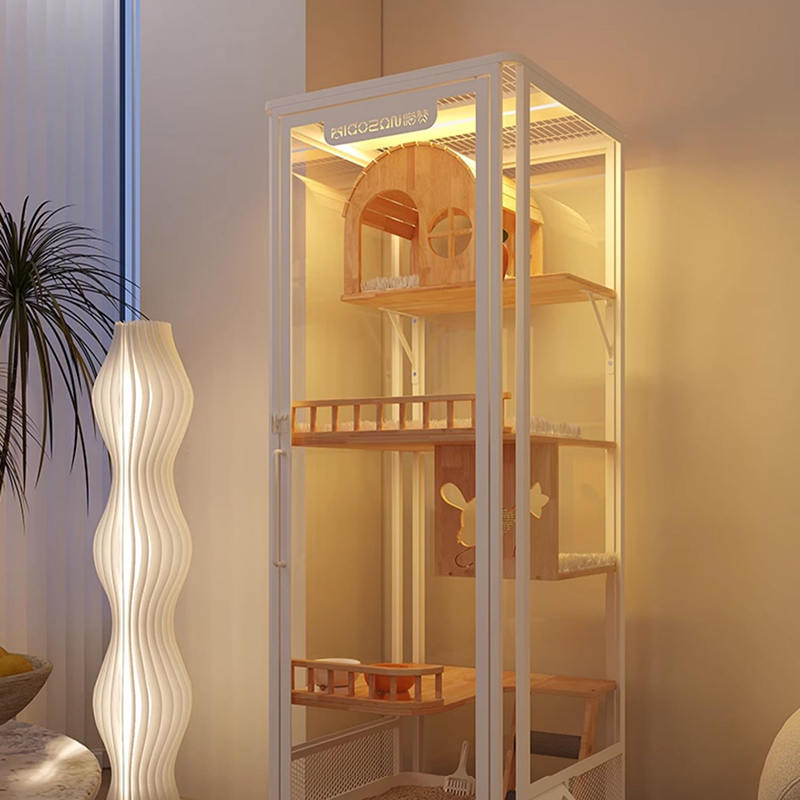 Zatvoreni panoramski toranj hotel drvena vila velika mačja kaveza ormarić Zatvoreni panoramski toranj hotel drvena vila velika mačja kaveza ormarić