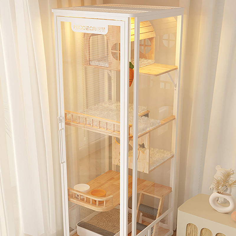 Zatvoreni panoramski toranj hotel drvena vila velika mačja kaveza ormarić Zatvoreni panoramski toranj hotel drvena vila velika mačja kaveza ormarić