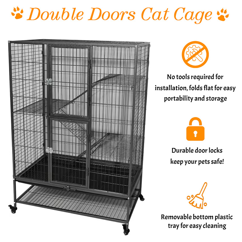 Velika teška dužnost 2/3/4-razine metalne kaznene kavez u zatvorenom cijevi s kotačima Velika teška dužnost 2/3/4-razine metalne kaznene kavez u zatvorenom cijevi s kotačima