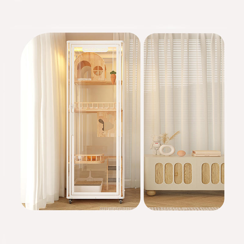 Zatvoreni panoramski toranj hotel drvena vila velika mačja kaveza ormarić Zatvoreni panoramski toranj hotel drvena vila velika mačja kaveza ormarić