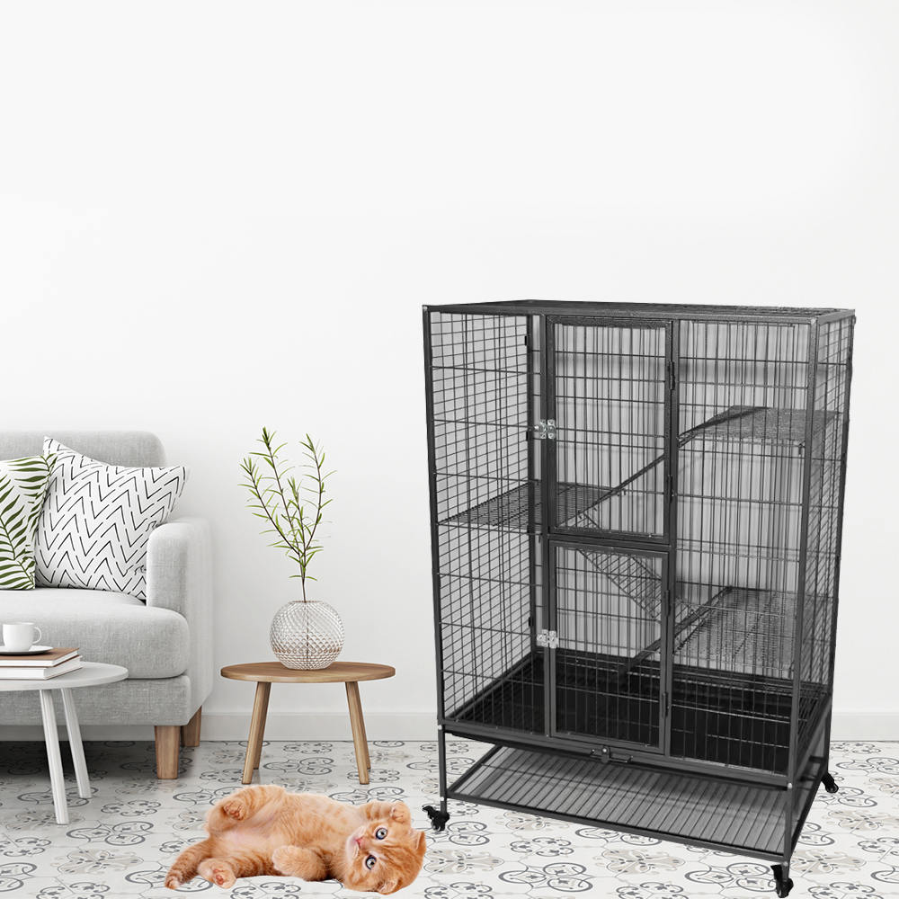 Velika teška dužnost 2/3/4-razine metalne kaznene kavez u zatvorenom cijevi s kotačima Velika teška dužnost 2/3/4-razine metalne kaznene kavez u zatvorenom cijevi s kotačima