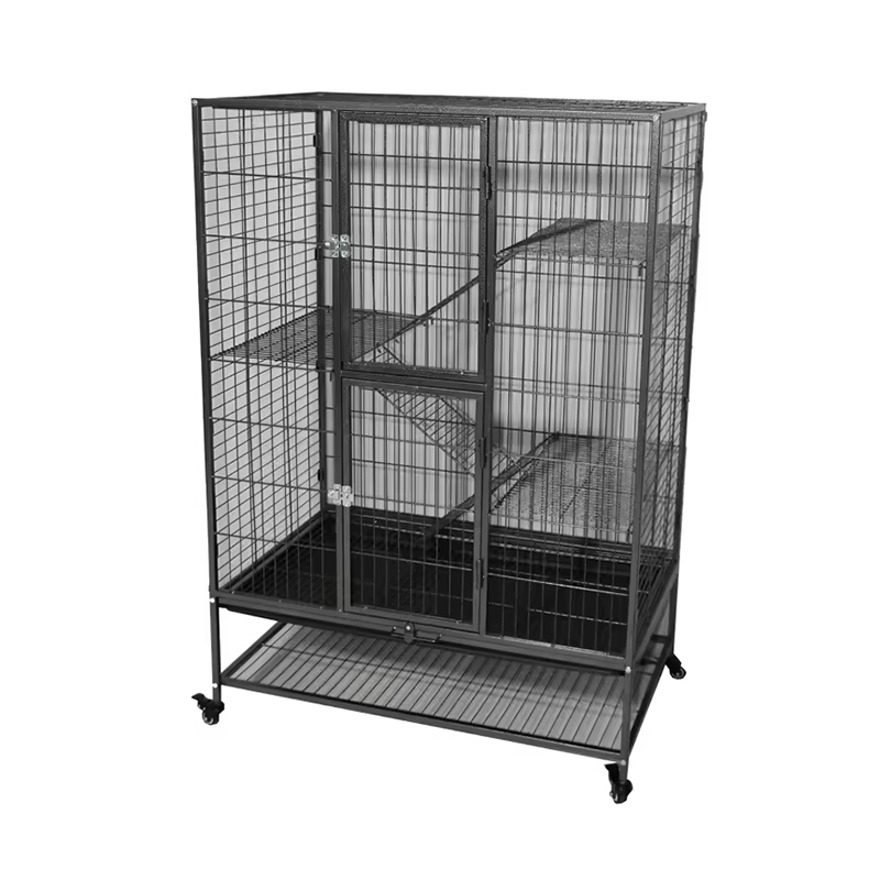 Velika teška dužnost 2/3/4-razine metalne kaznene kavez u zatvorenom cijevi s kotačima Velika teška dužnost 2/3/4-razine metalne kaznene kavez u zatvorenom cijevi s kotačima