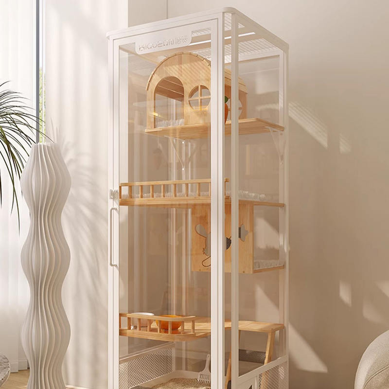 Zatvoreni panoramski toranj hotel drvena vila velika mačja kaveza ormarić Zatvoreni panoramski toranj hotel drvena vila velika mačja kaveza ormarić