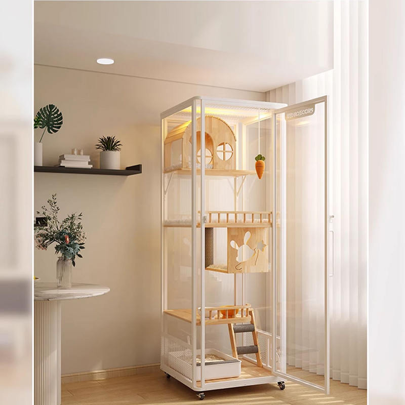 Zatvoreni panoramski toranj hotel drvena vila velika mačja kaveza ormarić Zatvoreni panoramski toranj hotel drvena vila velika mačja kaveza ormarić