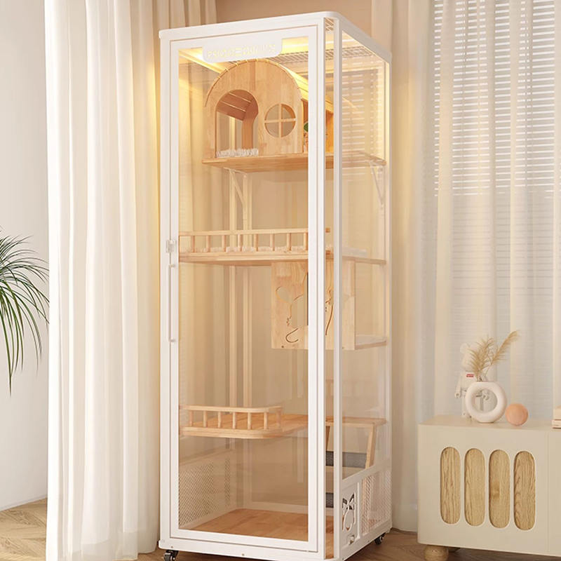 Zatvoreni panoramski toranj hotel drvena vila velika mačja kaveza ormarić Zatvoreni panoramski toranj hotel drvena vila velika mačja kaveza ormarić