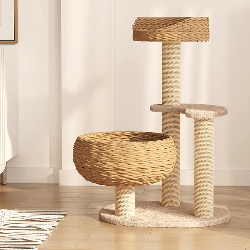 Moderni kraft papirnati toranj tkani penjač Scratch Post mačje stablo Moderni kraft papirnati toranj tkani penjač Scratch Post mačje stablo