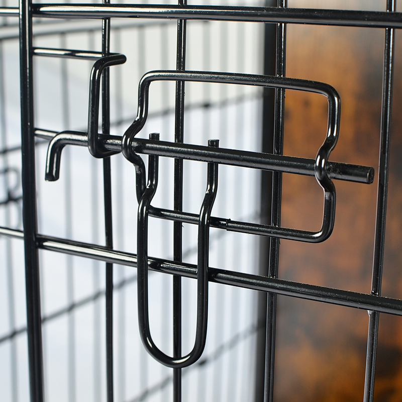 Unutarnji drveni namještaj stil metalne kavez za pse Unutarnji drveni namještaj stil metalne kavez za pse