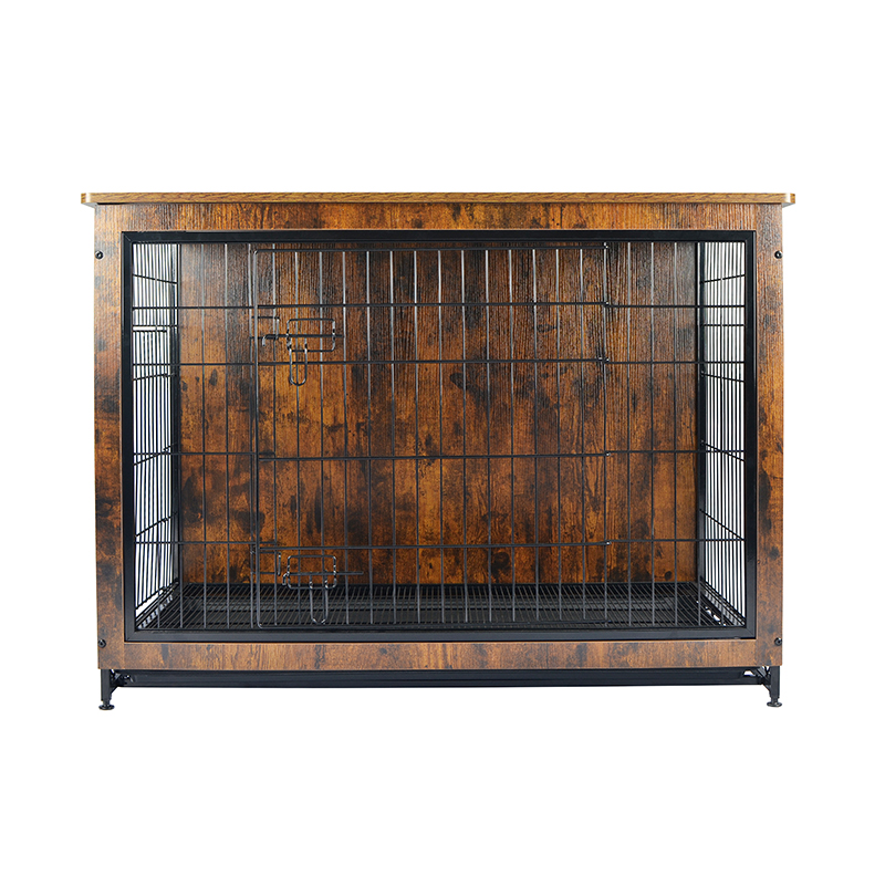 Unutarnji drveni namještaj stil metalne kavez za pse