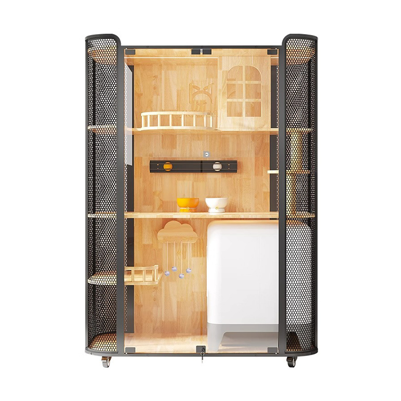 Gumeno drvo mačje kabinet panoramska vila kavez