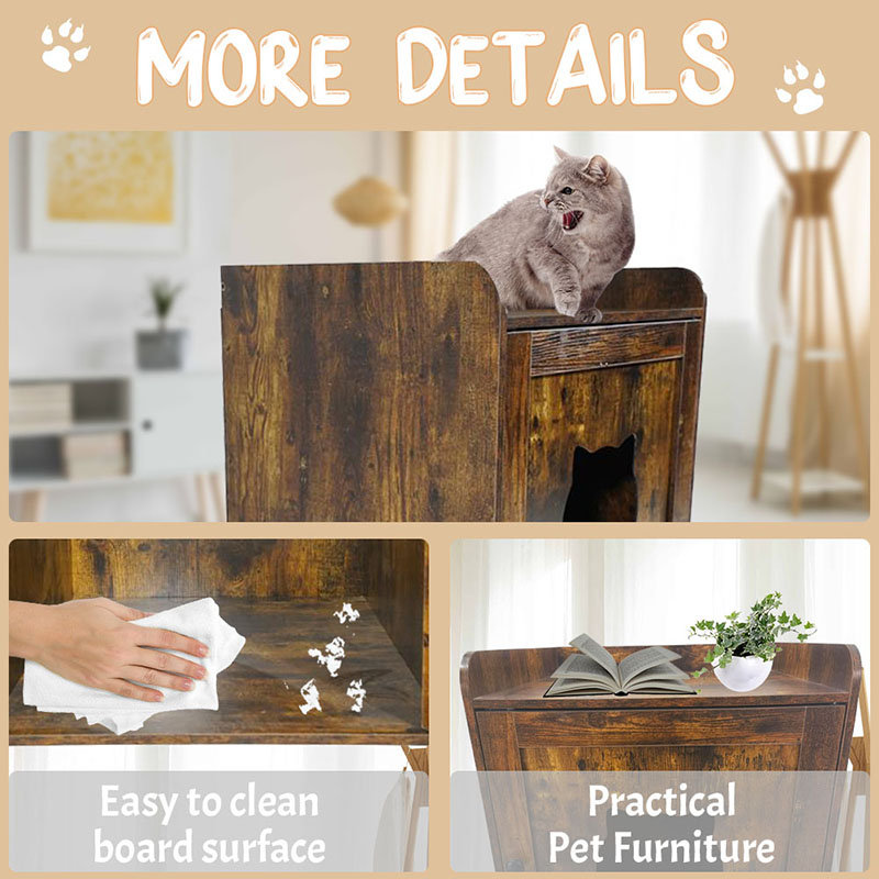 Unutarnji bočni stol za otpade ormarića namještaj u stilu mačaka kavez Unutarnji bočni stol za otpade ormarića namještaj u stilu mačaka kavez