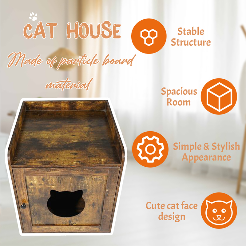 Unutarnji bočni stol za otpade ormarića namještaj u stilu mačaka kavez Unutarnji bočni stol za otpade ormarića namještaj u stilu mačaka kavez